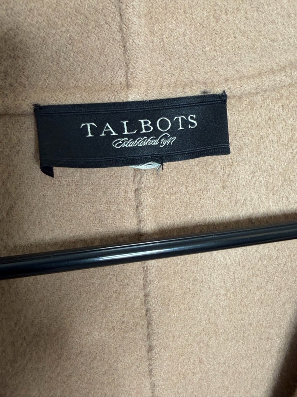 Talbots Double Face Wool Blend Shawl Collar Coat - Picture 6 of 7